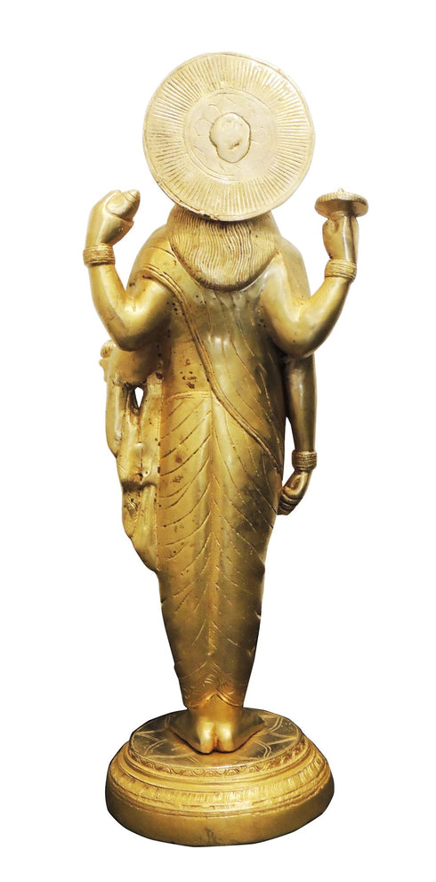 Brass Dhanvantri Ji Idol 7.16Kg
